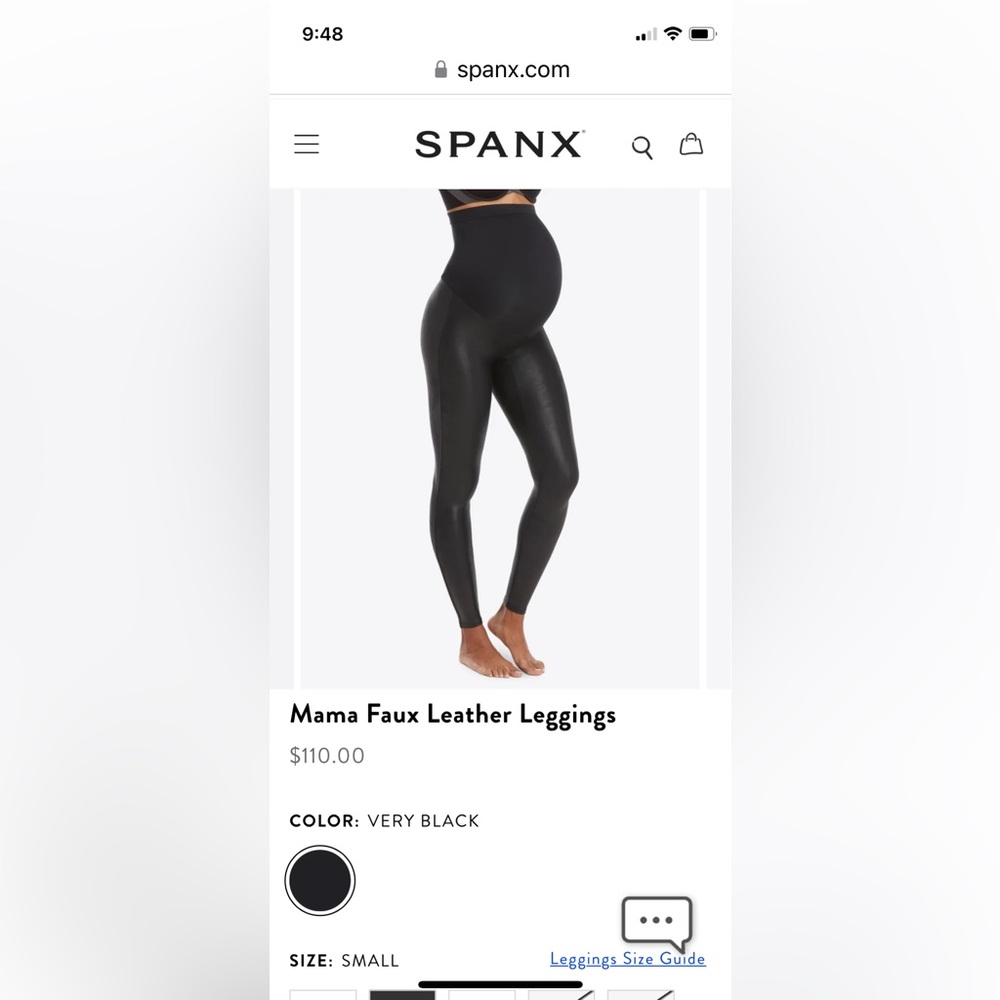 BUNDLE SPANX MAMA. Mama Faux Leather Leggings (worn twice) + four sets of tights